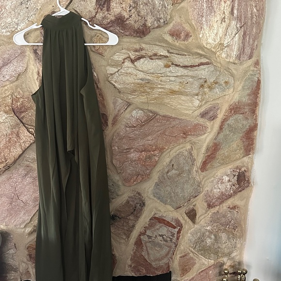 Commense Semi-Sheer Halter-Neck Chiffon Long Top size small - Picture 3 of 6